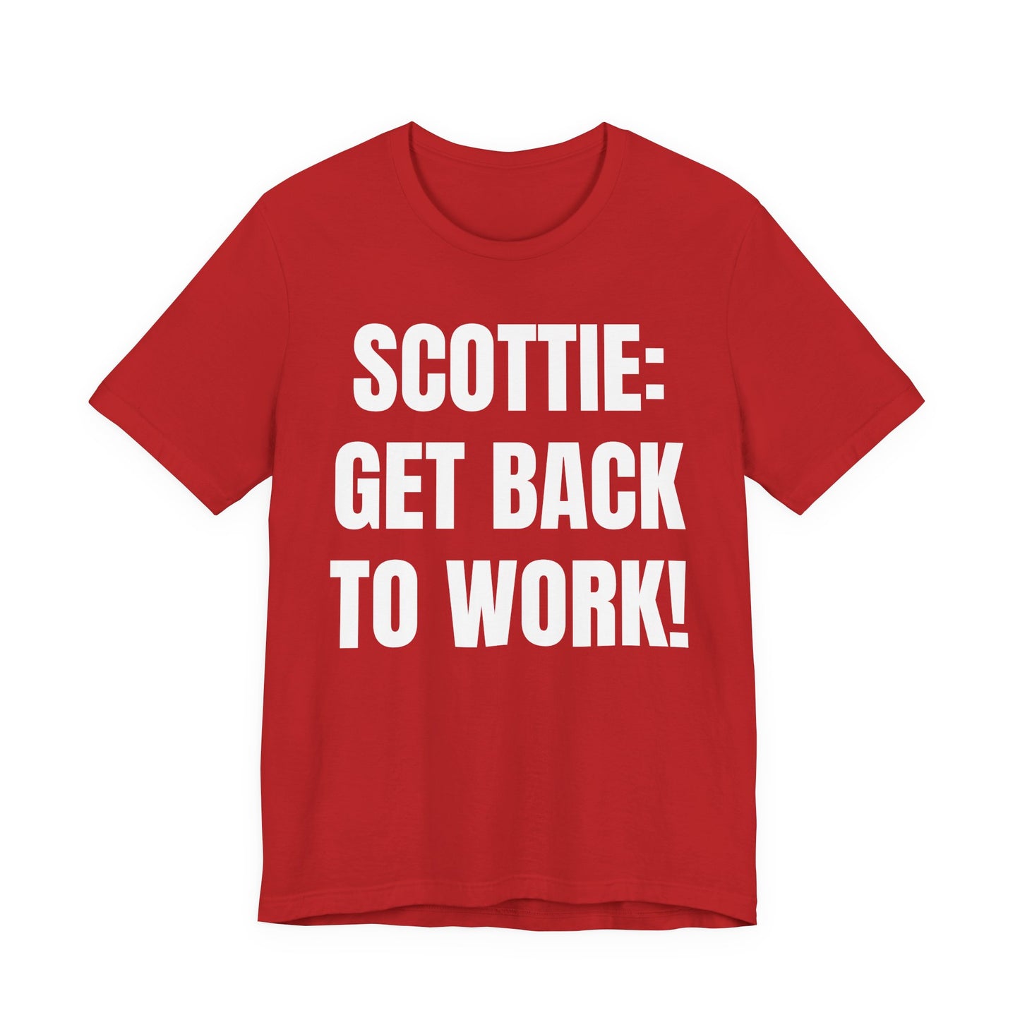 002a. Scottie Get Back to Work! - FRONT printed