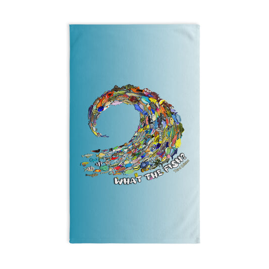 Hand Towel - 2024 What the Fish (Third Edition) Wave Design