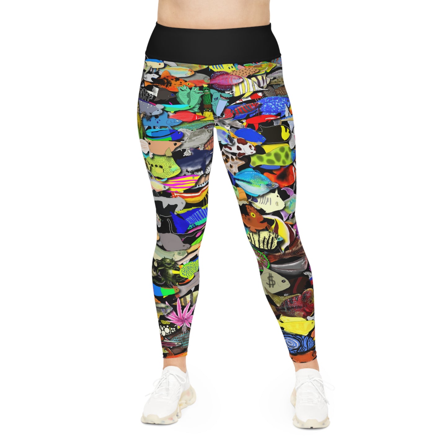 13b. Plus Size Leggings - 2024 What the Fish (Third Edition)